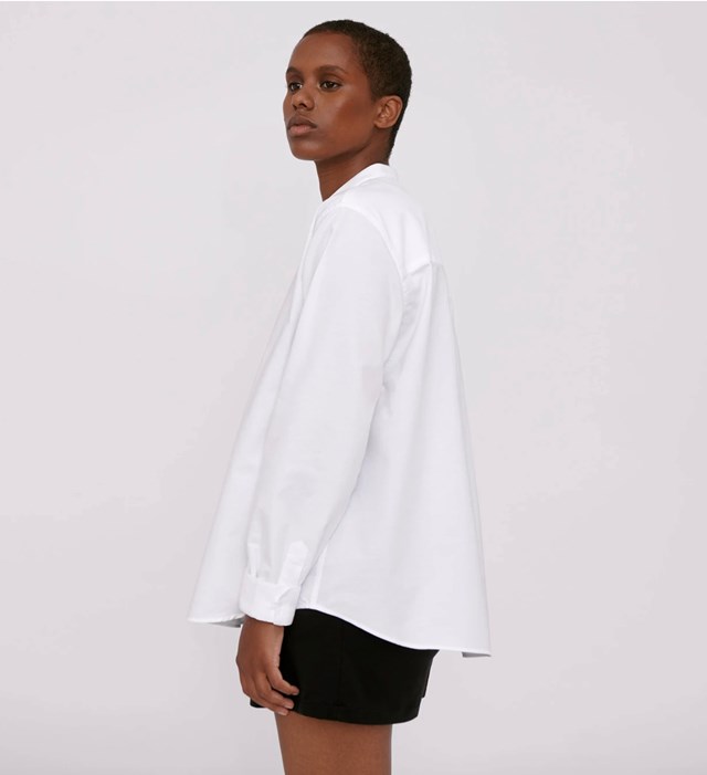 Chemise Oxford blanche - Organic Basics 3