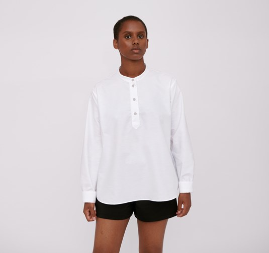 Chemise Oxford blanche - Organic Basics