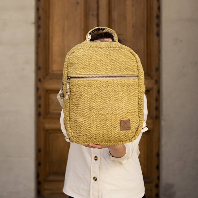 sac à dos éthique en chanvre upcyclé - Aja Curry