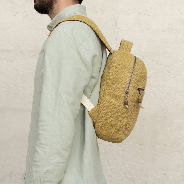 sac à dos éthique en chanvre upcyclé - Aja Curry