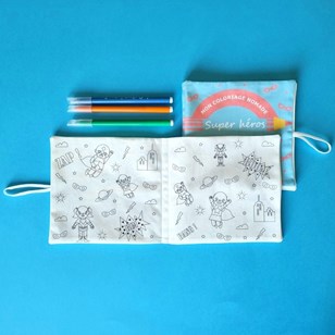 Coloriage lavable - Super Héros