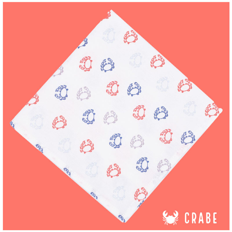 Crabe - Mouchoir en Coton Bio 6