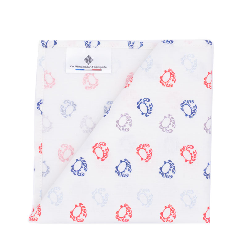 Crabe - Mouchoir en Coton Bio 5