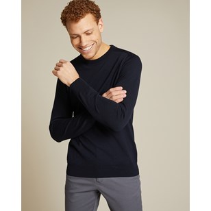 Pull Monceau en laine marine