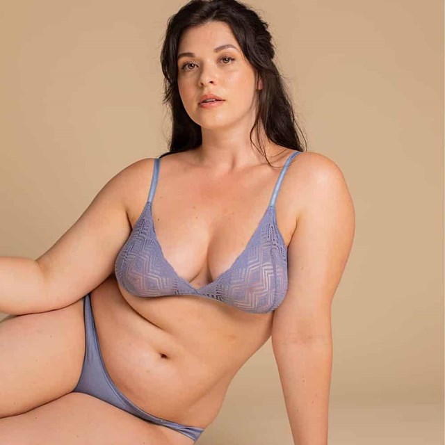 Culotte Dawa Myosotis en coton bio et dentelle recyclée - Copie 5