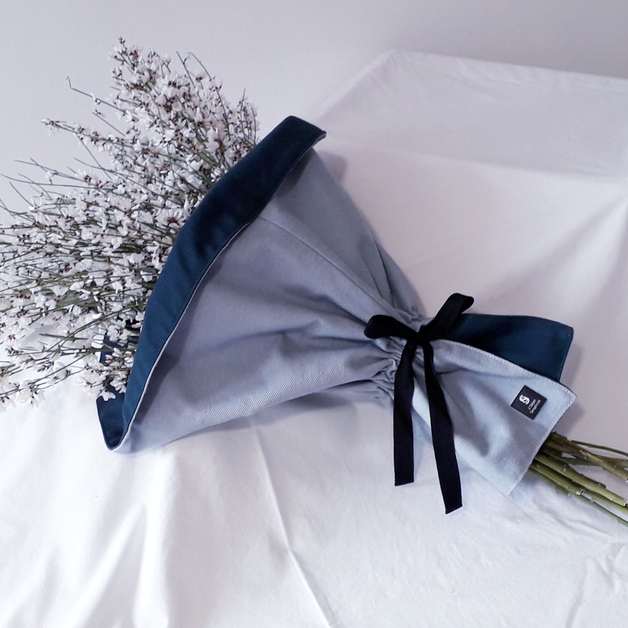 Cône à fleurs - Bleu gris / Vert nori 5