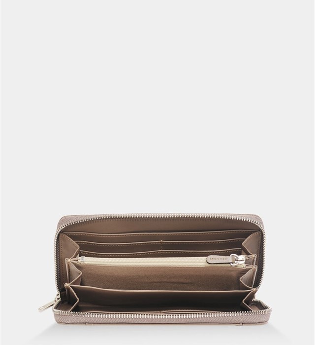 Portefeuille taupe vegan - COMPAGNON OXYMORE de Ashoka Paris 4