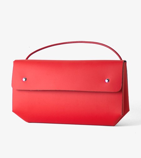 Sac pochette - Triangle Rouge de Walk With Me