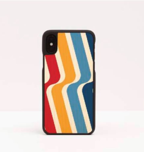 Protège iPhone X/Xs - STRIPES de Wood'd