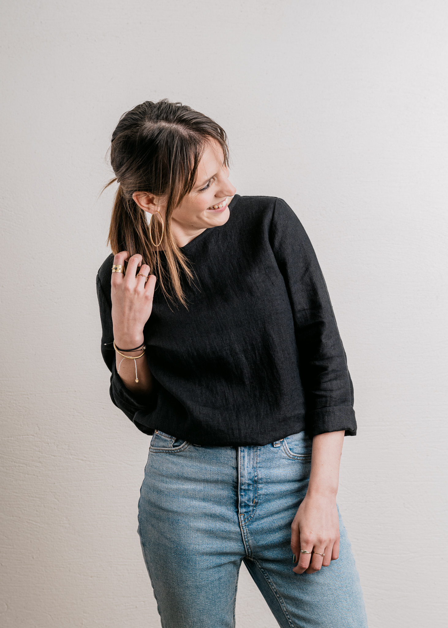 BLOUSE LENGVA - Noire 2