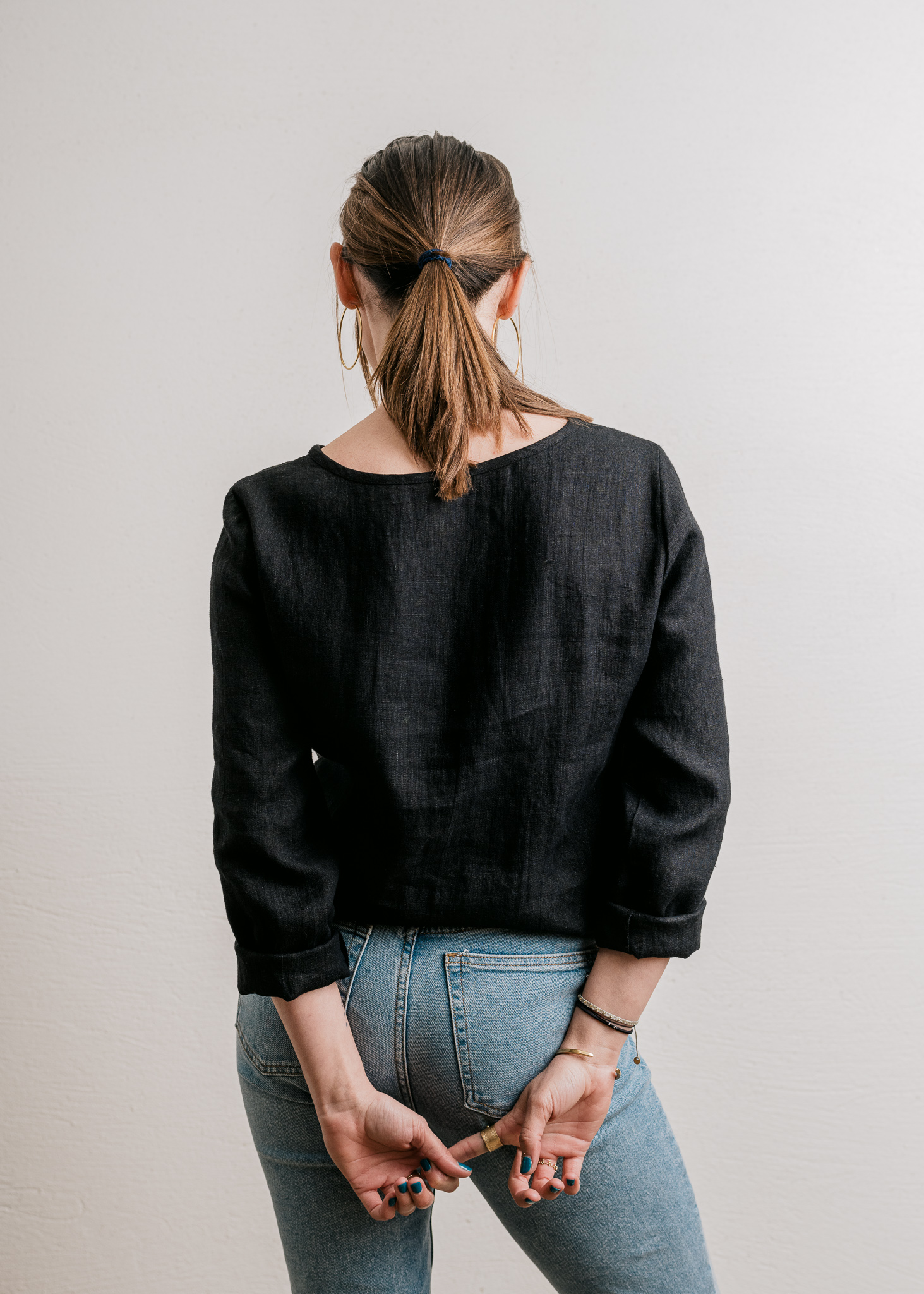 BLOUSE LENGVA - Noire 5