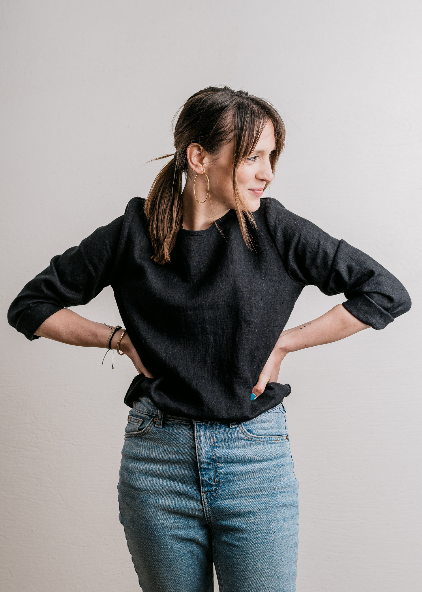 BLOUSE LENGVA - Noire 6