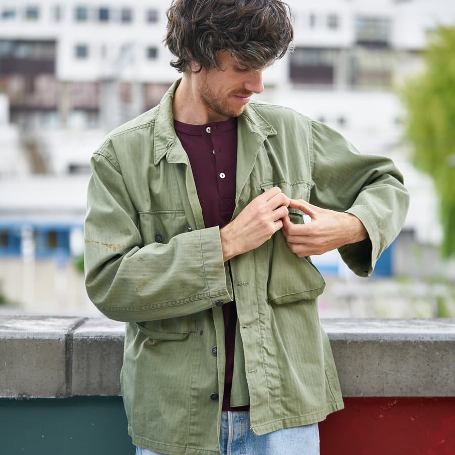 Henley été bordeaux coton bio