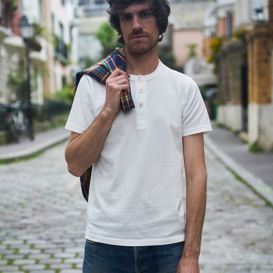 Henley coton biologique