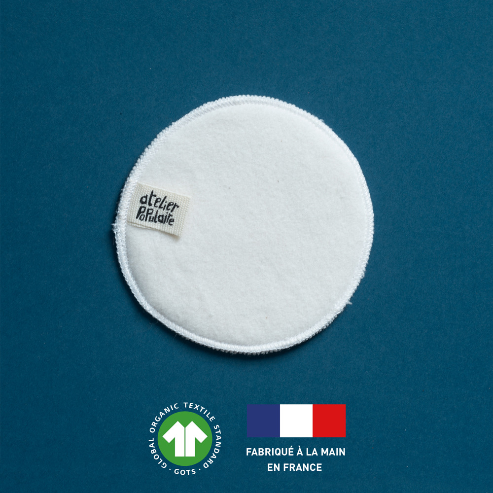 Cotons bio démaquillants | Lavables & réutilisables | Lot de 5 2