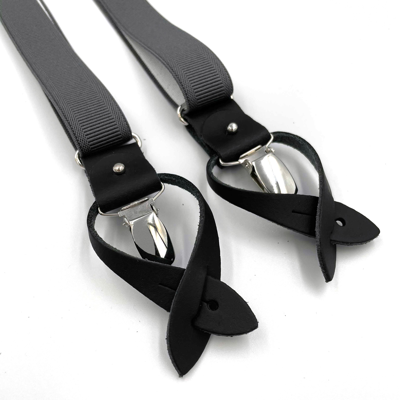 Bretelles fines gris orage 3