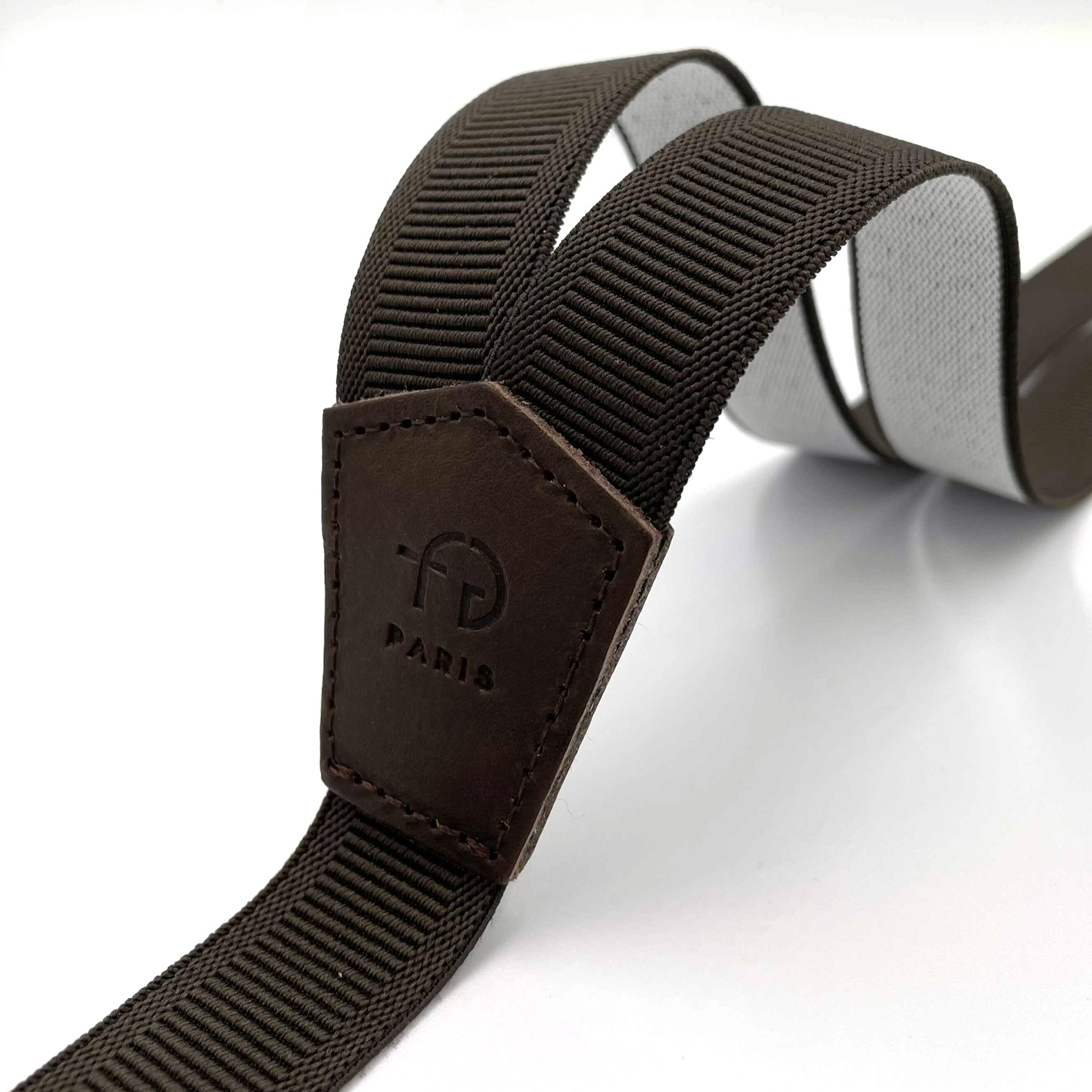 Bretelles fines marron chocolat 4