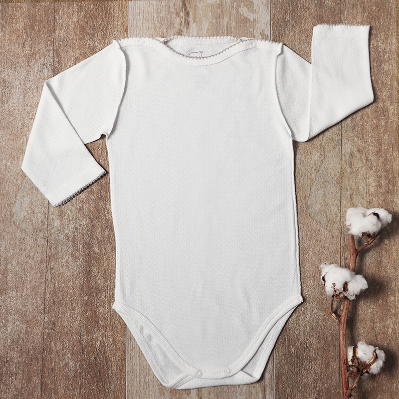 Packshot du body maille ajourée en coton bio