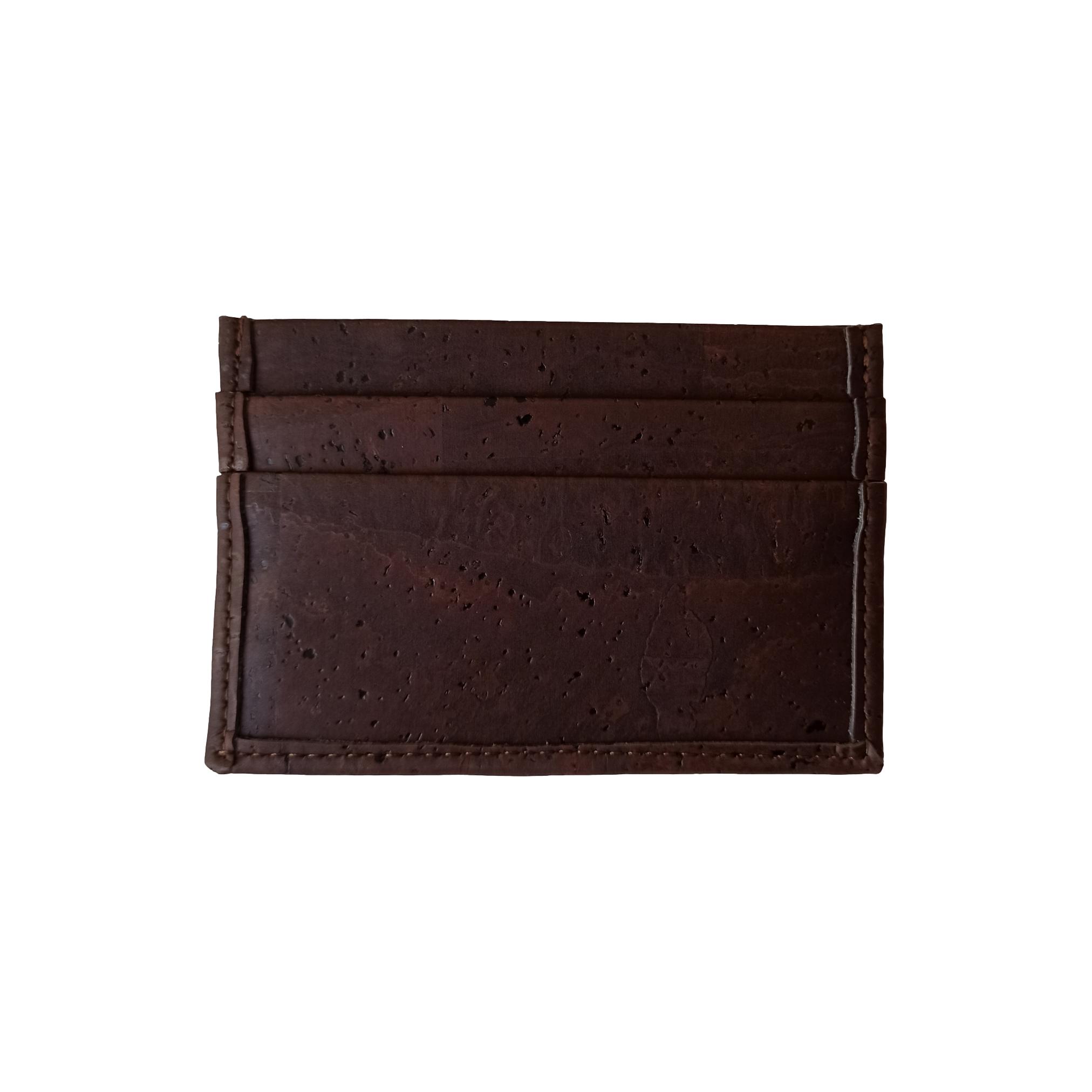 Porte-cartes en liège vert de bleu, vegan et éco-friendly 6