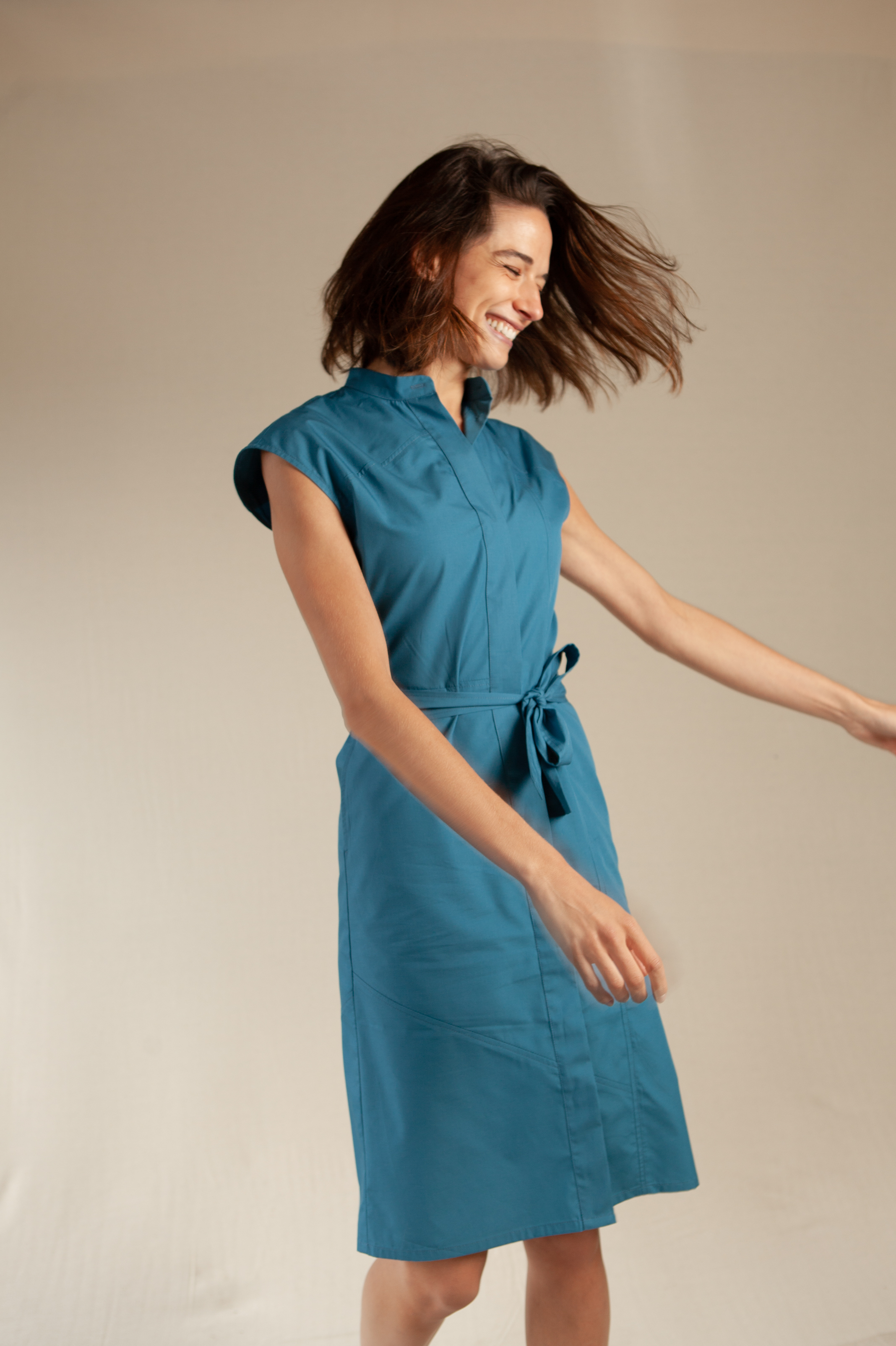 robe-combattante-turquoise-fabrication-francaise-mode-ethique