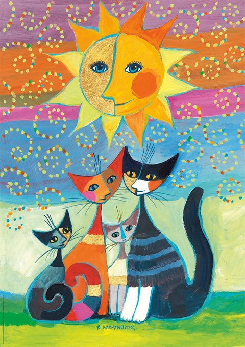 Puzzle HEYE - Wachtmeister Chat Soleil - 1000 Pièces 3