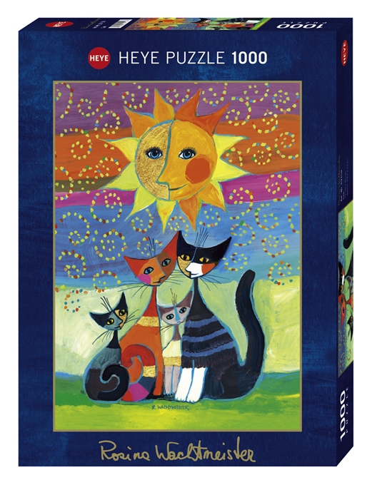 Puzzle HEYE - Wachtmeister Chat Soleil - 1000 Pièces 2
