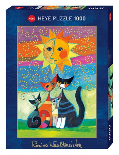 Puzzle HEYE - Wachtmeister Chat Soleil - 1000 Pièces