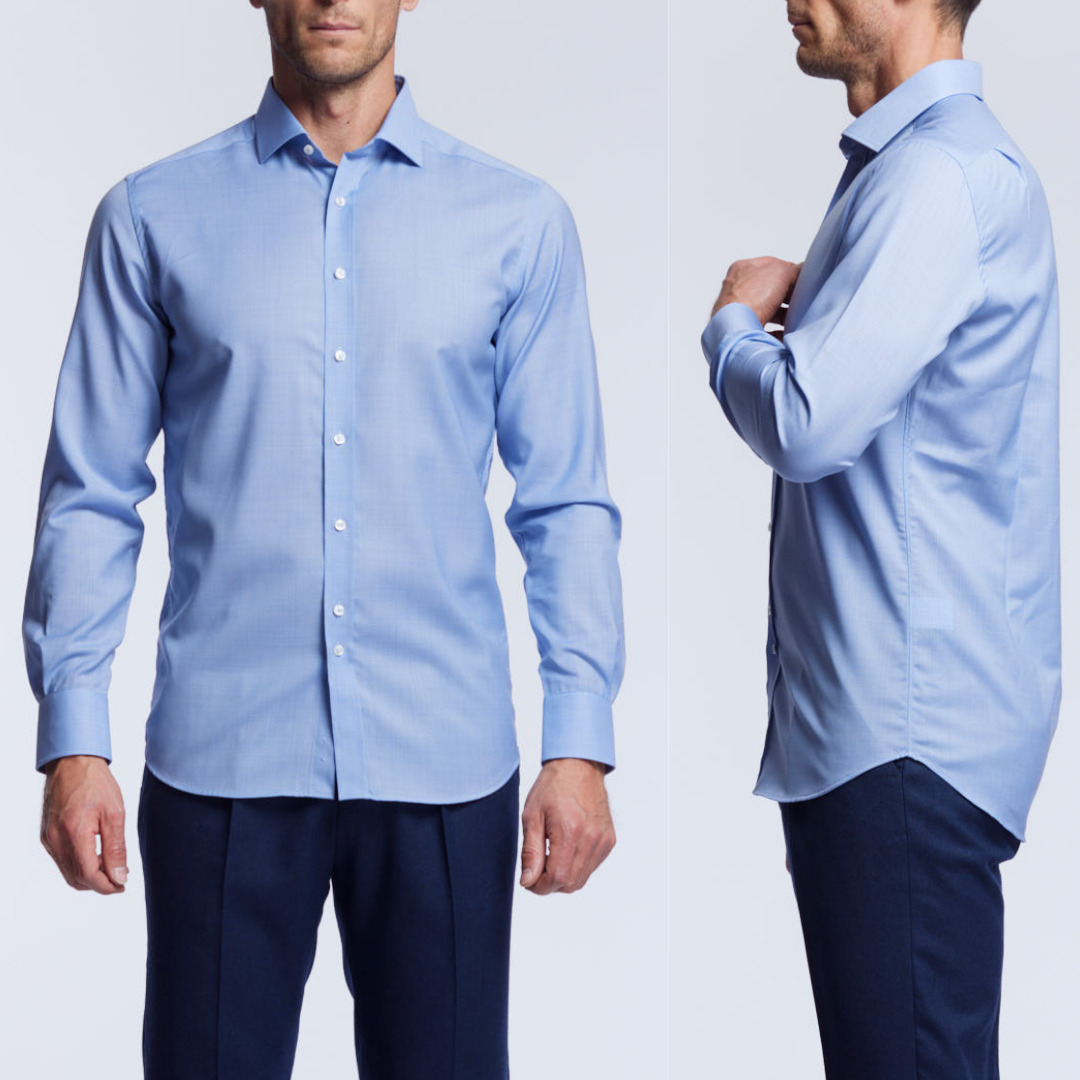 chemise 72 heures Biella vichy 100% merinos