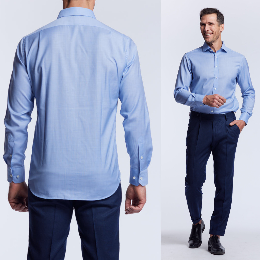 chemise 72 heures Biella vichy 100% merinos