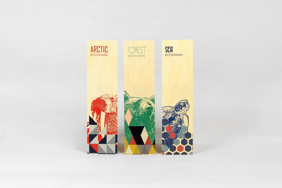 Marque-pages en bois de bouleau fabriqué en France