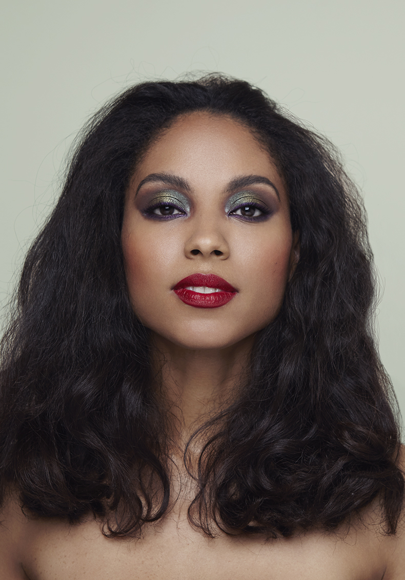 fard a paupieres rose poudre naturel model