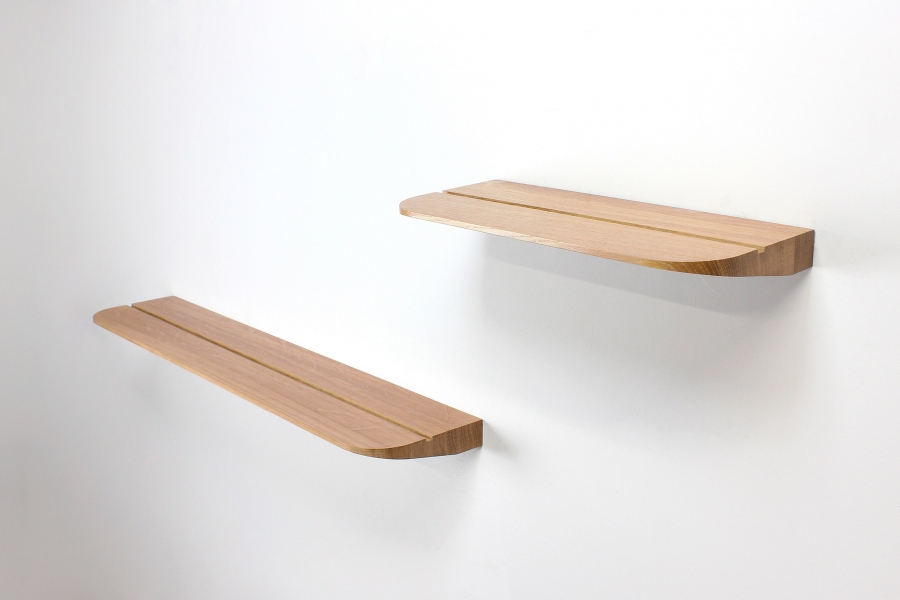 Étagère en bois de chêne fabriquée en France