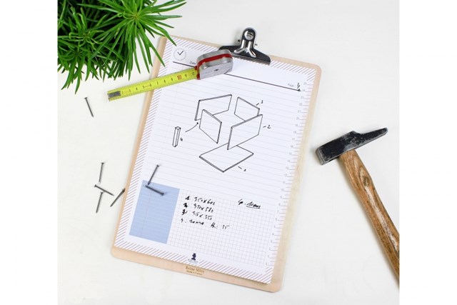 Bloc de feuilles A5 en papier recyclé fabriqué en France