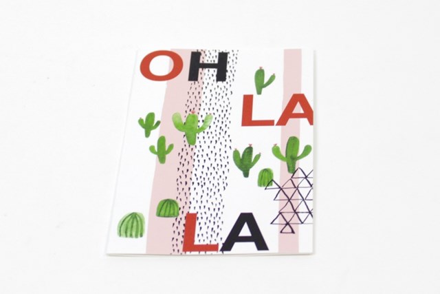 Carte postale double et enveloppe en papier recyclé fabriquées en France