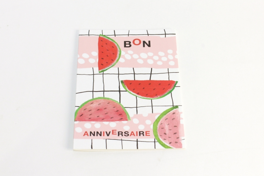 Carte postale double et enveloppe en papier recyclé made in France