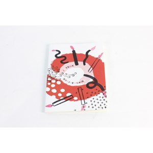 Carte double Gâteau et bougies - COLLECTION GIRL GANG