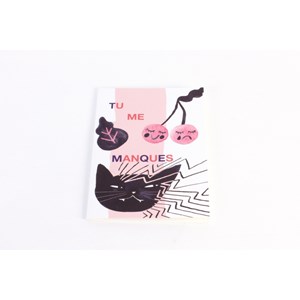 Carte double Chat - COLLECTION GIRL GANG