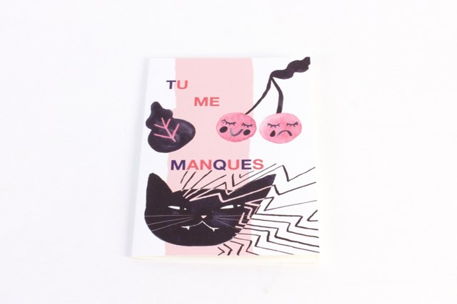 Carte postale double en papier 100% recyclé, fabriquée en France