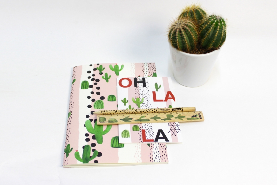 Cahier A5 en papier 100% recyclé fabriqué en France