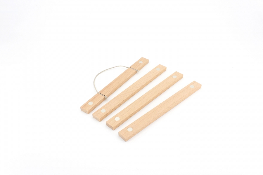 Porte-affiche en bois de hêtre fabriqué en France