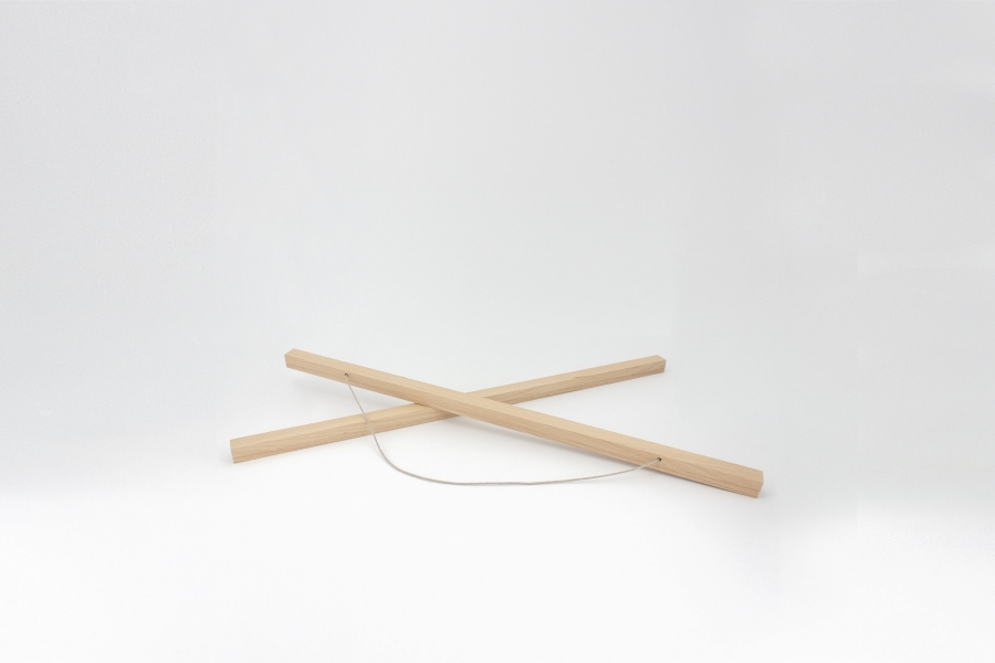 Porte-affiche en bois de hêtre fabriqué en France