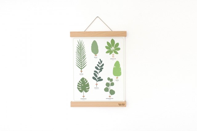Porte-affiche en bois de hêtre fabriqué en France