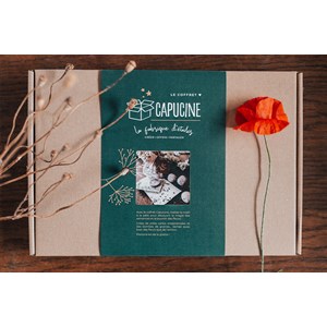 Coffret DIY Capucine - Créez vos bombes de graines et cartes ensemencées