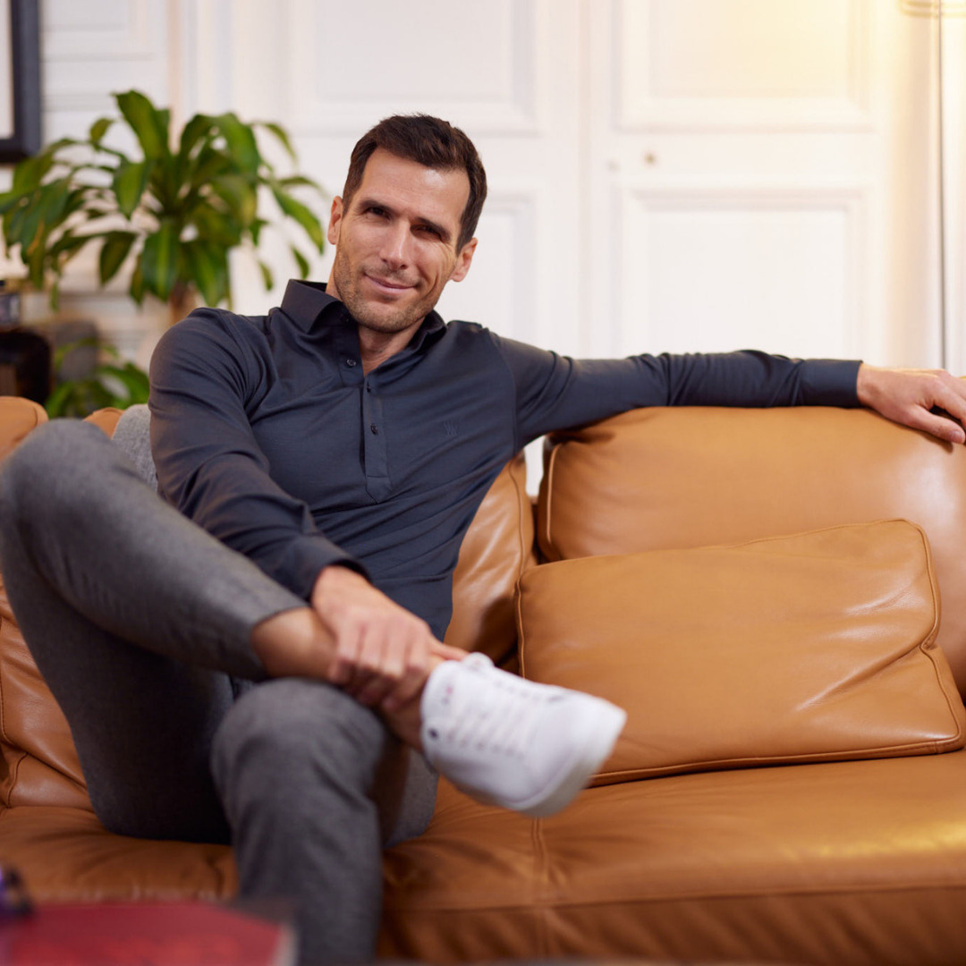 poloshirt Pyla en laine merinos laine merinos superfine