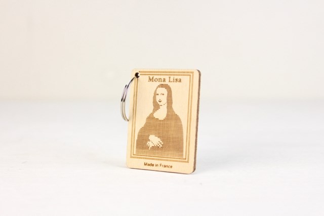 Porte-clés en bois de bouleau multiplis made in France