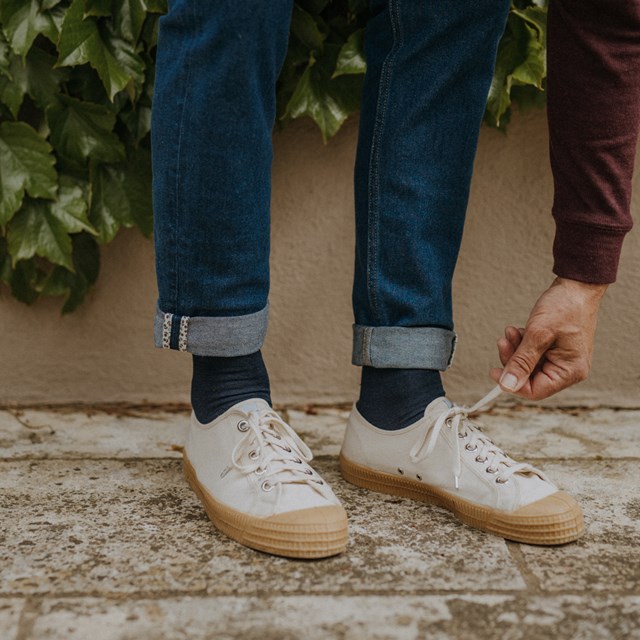 Chaussettes pour hommes lin