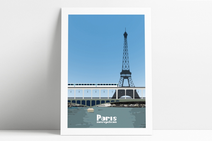 Affiche en papier recyclée fabriquée en France