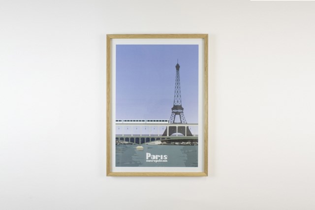 Affiche en papier recyclée fabriquée en France