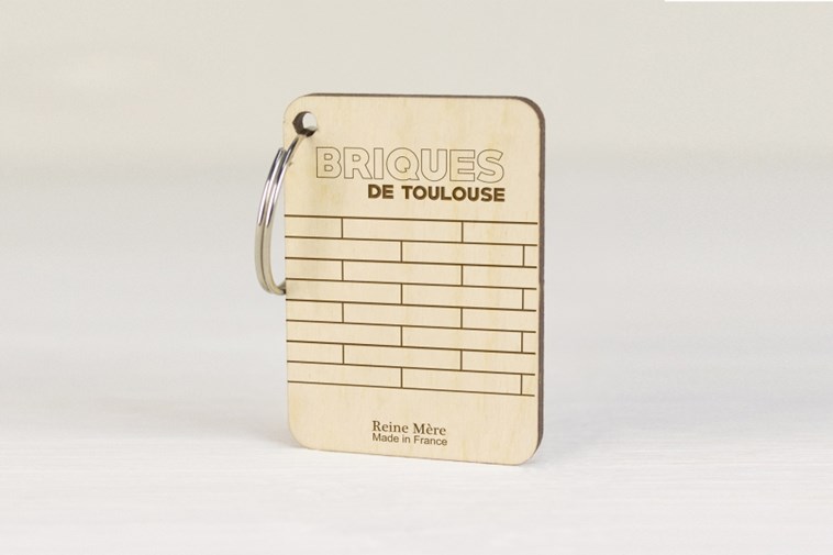 Porte-clés Briques de Toulouse - COLLECTION TOULOUSE