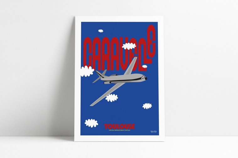 Affiche A3 La Caravelle - COLLECTION TOULOUSE